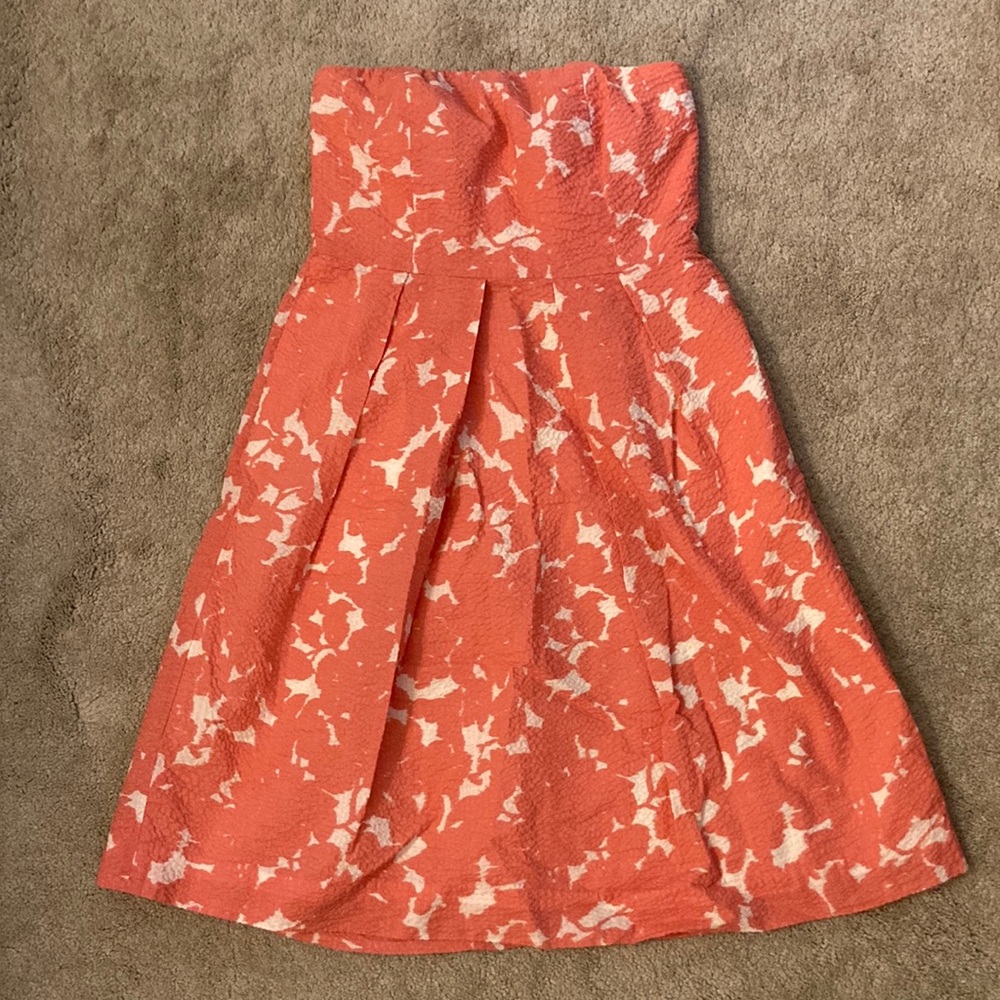 J.Crew Pink Strapless Dress
